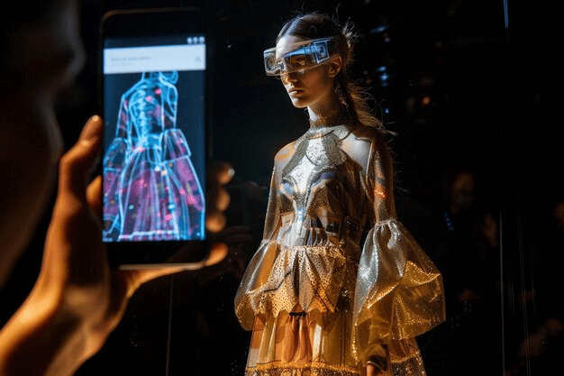 holographic dance performance