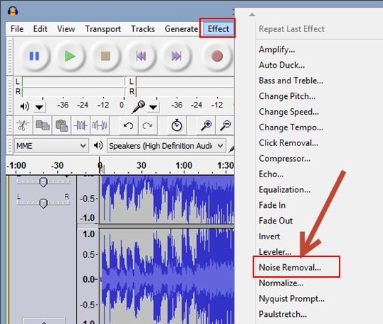 Remove noise from audio online free